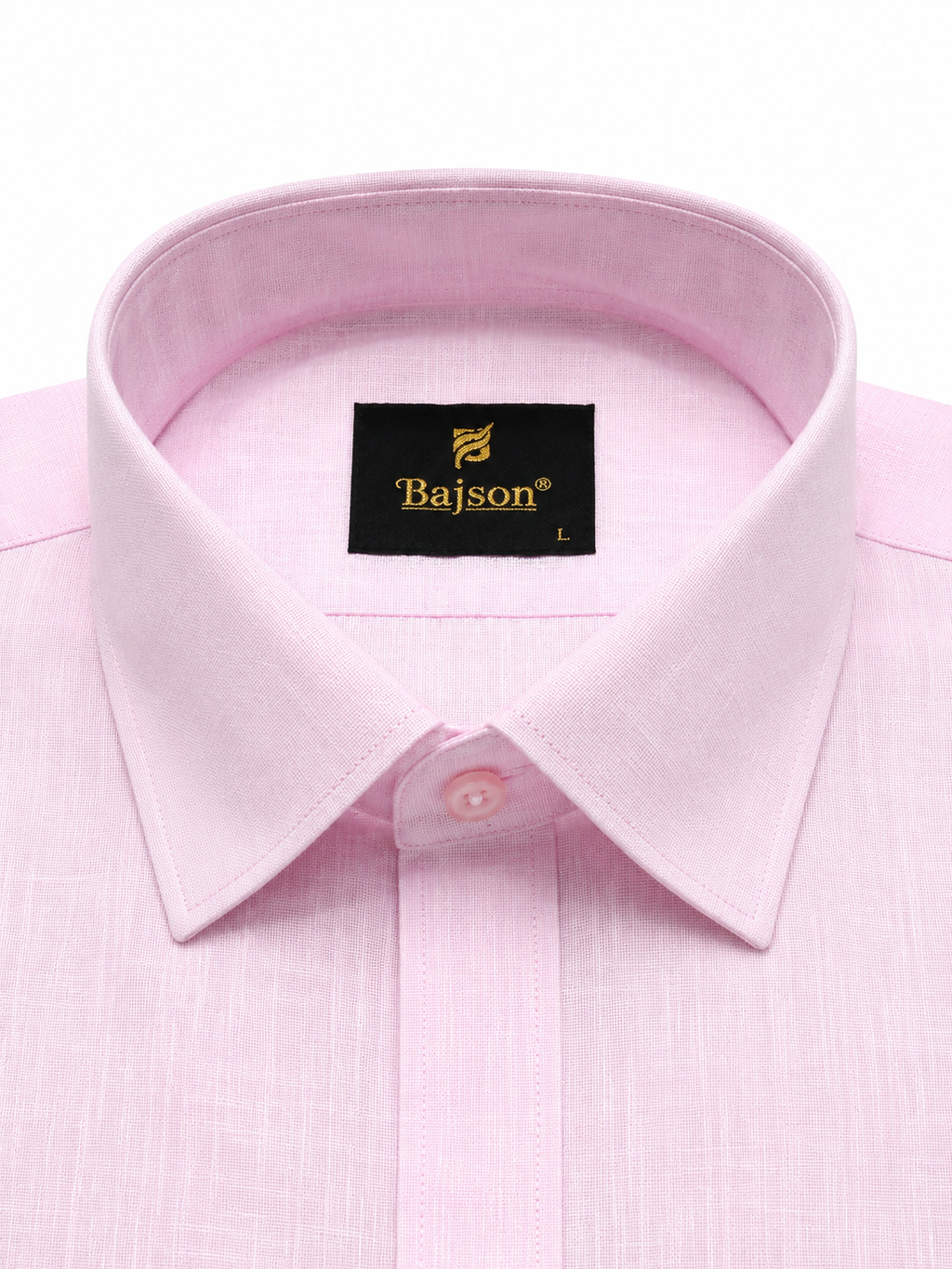 Premium Cotton Linen Shirt – Light Pink