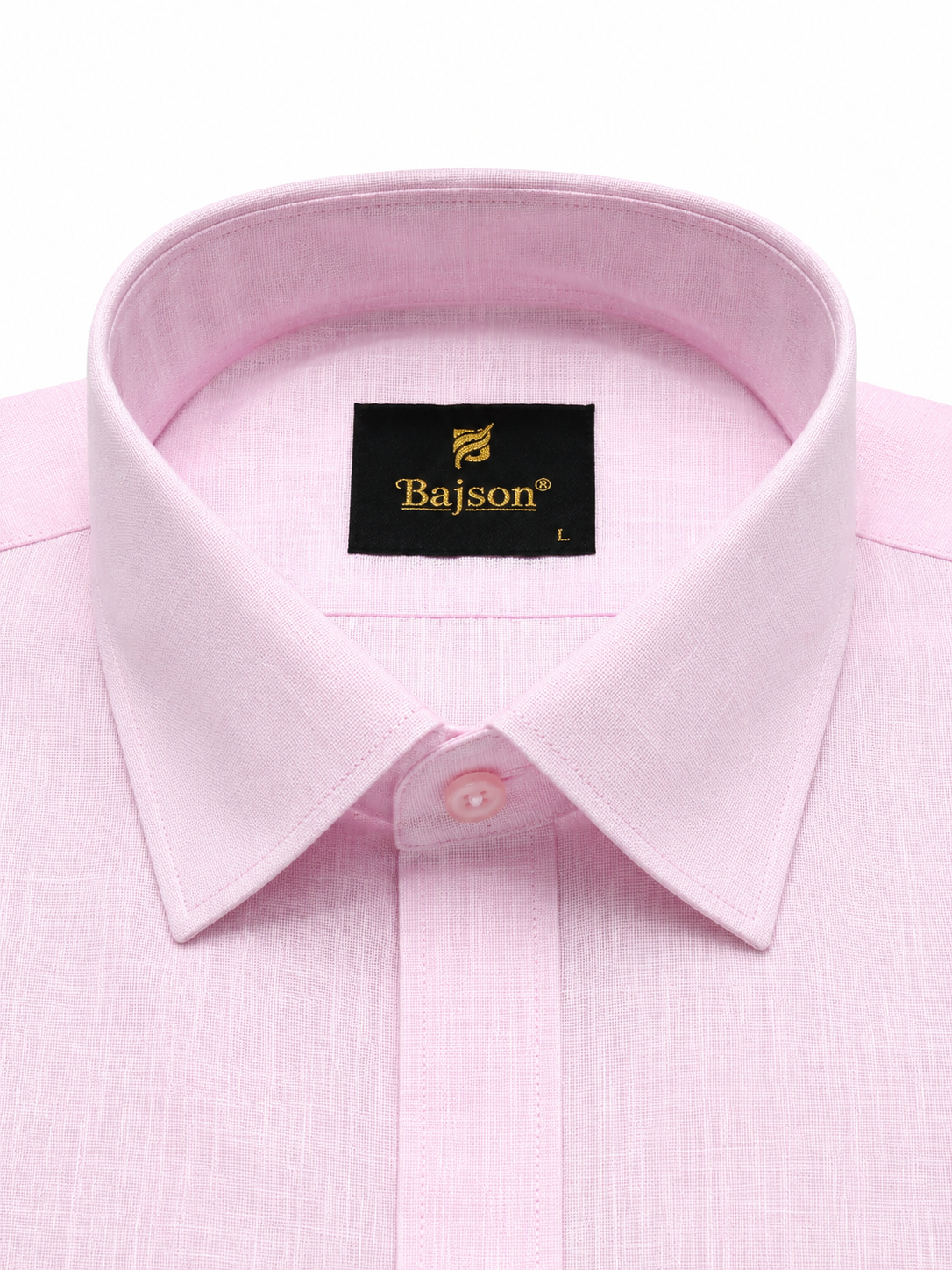 Premium Cotton Linen Shirt – Light Pink